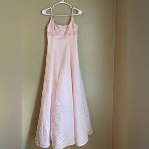 Zum Zum Prom Dress pastel pink Gown Princess Formal Size 3/4 vintage 90’s